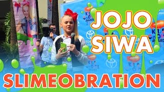 JoJo Siwa  Nickelodeon Slimeobration  KCAs 2017 [upl. by Adiazteb]