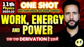 Work Energy and Power One Shot Physics 202425  Class 11th Physics with Experiment By Ashu Sir [upl. by Anuahsed]