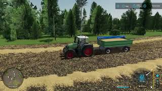 Farming Simulator 22 FSH Modding Map V5 Alsóújlaki TSZ Búza aratás 06 wheat harvest [upl. by Ainimreh45]