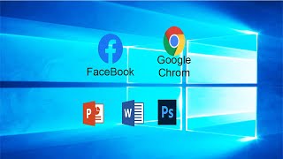 how to get app icon on desktop home screen windows 10 and create shortcut for any application laptop [upl. by Odracir]