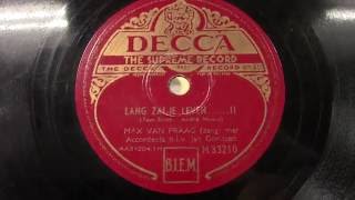 Max van Praag Lang zal ie leven 1951 [upl. by Sheila]