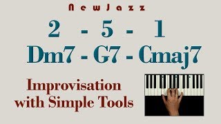 Easy 251 Jazz Improvisation with Pentatonic Scale [upl. by Anaimad]