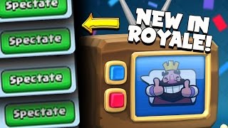 CLASH ROYALE UPDATE LIVE SPECTATE MODE SHOWN HERE [upl. by Sally540]