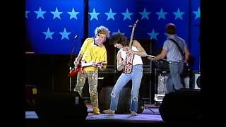 Sammy Hagar amp Eddie Van Halen  Rock and Roll Live at Farm Aid 1985 [upl. by Hadik]