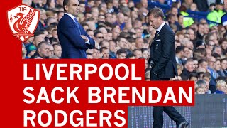 Brendan Rodgers SACKED  Final Press Conference after Everton 11 Liverpool In Full [upl. by Ahsikin]