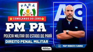 Concurso PM PA 2023  Direito Processual Penal Militar  Começando do Zero  AlfaCon [upl. by Yelwar]