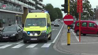 primeur 419008 uitruk nieuwe ambulance zone centrum gent [upl. by Anilatsyrc753]