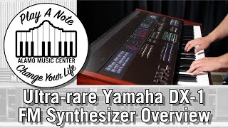 Ultrarare Yamaha DX1 FM Synthesizer Overview  Approximately 140 Initially Made [upl. by Rockwell]