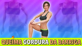 EXERCÍCIOS SEM IMPACTO PARA QUEIMAR GORDURA DA BARRIGA  TREINO EM PÉ [upl. by Zeba]