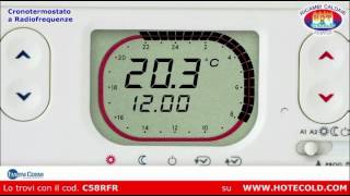 Cronotermostato senza fili  Fantini Cosmi codice C58RFR [upl. by Halstead17]