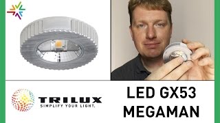 LED GX53 MEGAMAN watt24Video Nr 96 [upl. by Essiralc]