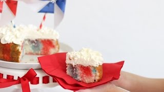 Red White and Blue JELLO Poke Cake [upl. by Anitan]