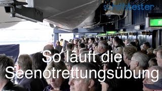 Seenotrettungsübung auf der Mein Schiff Herz von TUI Cruises [upl. by Swartz]