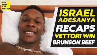 Israel Adesanya Blasts quotFkboyquot Marvin Vettori After Slap Threat Derek Brunsons Tweets [upl. by Ahtilat382]