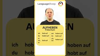 Konjugation und Aussprache von AUFHEBEN alle Zeiten  Conjugation amp pronunciation in German [upl. by Broek]