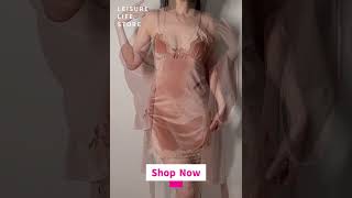 Why You Need a Lace Velvet Nightdress Set This AutumnLaceVelvetNightdress AutumnFashion LuxuryLou [upl. by Bois]