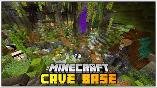 I Made an Epic Lush Cave Base for Minecraft 117 [upl. by Enomes646]