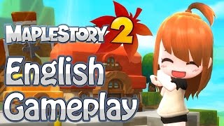 Maplestory 2  English Gameplay Tutorial Island [upl. by Rakel785]