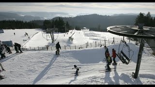 Vacances dhiver  les petites stations des Vosges attirent de nombreux touristes [upl. by Jea]