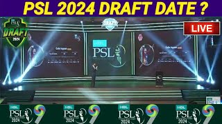 PSL 2024 Draft  PSL 9 All Foreign Players  PSL 9 Quetta Gladiators 1st Pick  PSL 2024 Draft Date [upl. by Sadnalor]