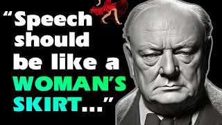 Funniest Winston Churchill Quotes Hilarious Things Churchill Said  Laugh Out Loud Funny Jokes [upl. by Fanchan]