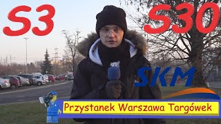 PKP Warszawa Targówek  nowy przystanek na trasie S3 [upl. by Ahsirek]