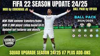 FIFA 22 SEASON UPGRADE 2425 V7 by CODEMAGE JA  BALL PACK 2425 by VIP3ER  FIFA 22 PC fifa22 [upl. by Denbrook403]