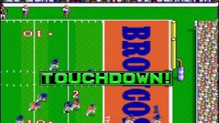 Tecmo Super Bowl SNES  Chargers vs Broncos highest score ever 3640 [upl. by Favian139]