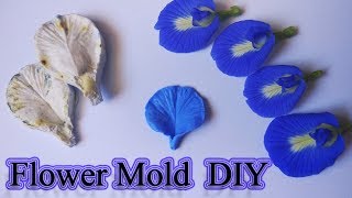 Flower Mold making from originsl flower for Clsy Craft  Mold making at Home with simple materials [upl. by Julienne]