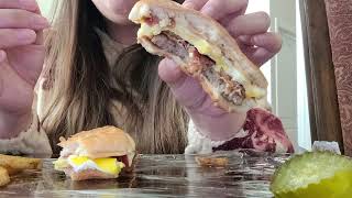 ASMR Wendys Breakfast no talking [upl. by Thecla]