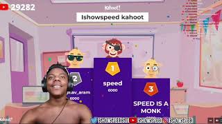 Ishowspeed goes on KAHOOT funny [upl. by Ahseiat]