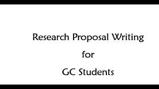 የምርምር ፕሮፖዛል አጻጻፍ Research proposal Writing Amharic Version [upl. by Falcone]