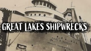 5 Great Lakes Shipwrecks [upl. by Nylrad]