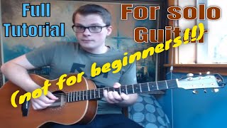 How to play Misguided Ghosts  Paramore Luke Walstead Solo Guitar Tutorial [upl. by Drawe282]