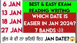 JANUARY 2024 IELTS EXAM EASY amp BEST DATES  Dont choose this date [upl. by Klapp]