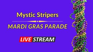 Mystic Stripers Mardi Gras Parade  Mobile Alabama [upl. by Anivek]