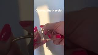 Cartier Juste Un Clou  How to open the Cartier Juste un Clou bracelet cartier shorts [upl. by Netsrak]