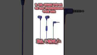 Top 5 Earphones under Budget ₹500 earphone earpods tech technical technology ytshorts yt [upl. by Anytsirk]