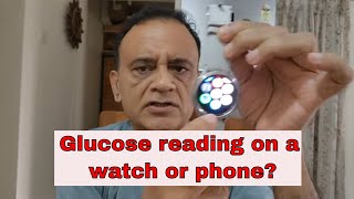 Glucose readings on phone or watch Blucon  Galaxy 4 watch [upl. by Wasson916]