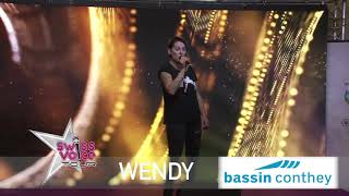 Wendy  Swiss Voice Tour 2019  Bassin Conthey  Conthey [upl. by Enar]