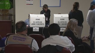 Mexican citizens living in Dallas vote in Mexican elections on Sunday [upl. by Babcock190]