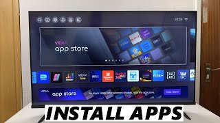 Hisense VIDAA Smart TV How To Install Apps On TV [upl. by Findlay]