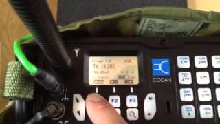 Codan 2110 manpack radio [upl. by Deegan479]