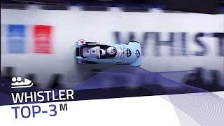 Whistler  2Man Bobsleigh Top3 Race 2  IBSF Official [upl. by Vallo]