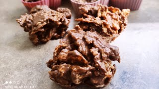 recette  roses des sables avec du chocolat du beurre et céréales  rapide [upl. by Ike]