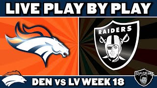 Broncos vs Raiders Live Play by Play amp Reaction [upl. by Auop422]