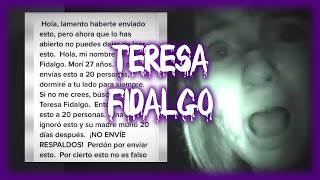 ¿QUIÉN ES TERESA FIDALGO  EL FANTASMA DEL INTERNET [upl. by Pomeroy803]