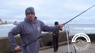 Conger and Bass fishing last session 2023 freshwater bay Sea Fishing uk Isle of Wight [upl. by Mis]