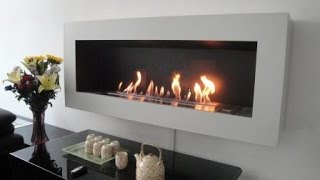 Caminetti automatici a bio etanolo AFIRE Fiamme vere e top design telecomandato [upl. by Akins]