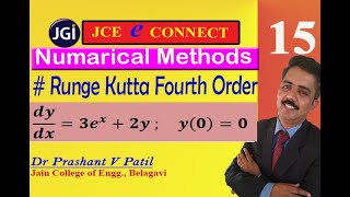 Runge Kutta method to solve ODE  Numerical Methods  18mat31  Dr Prashant Patil [upl. by Anazraf]